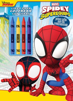 SPIDEY Y SU SUPEREQUIPO. LIBRO PARA COLOREAR CON C