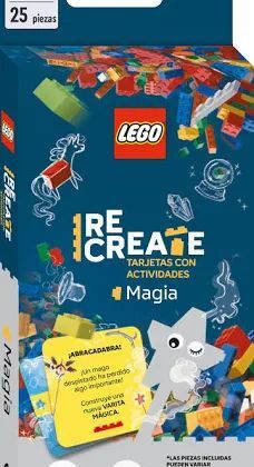 LEGO RECREATE MAGIA CONSTRUCCIÓN TARJETAS CON ACTI